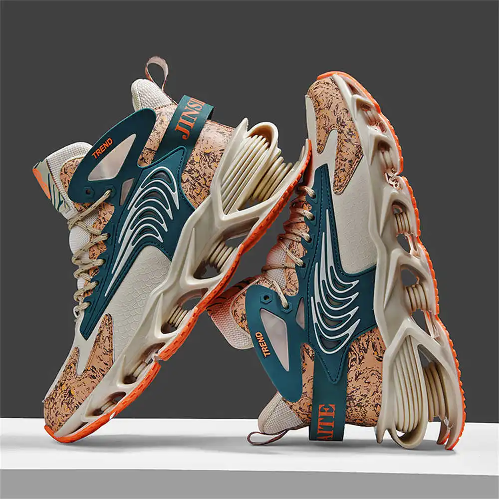 Street Fashion Name - Rutschfeste Mid-Kind-Laufschuhe, lässige blaue Schuhe für