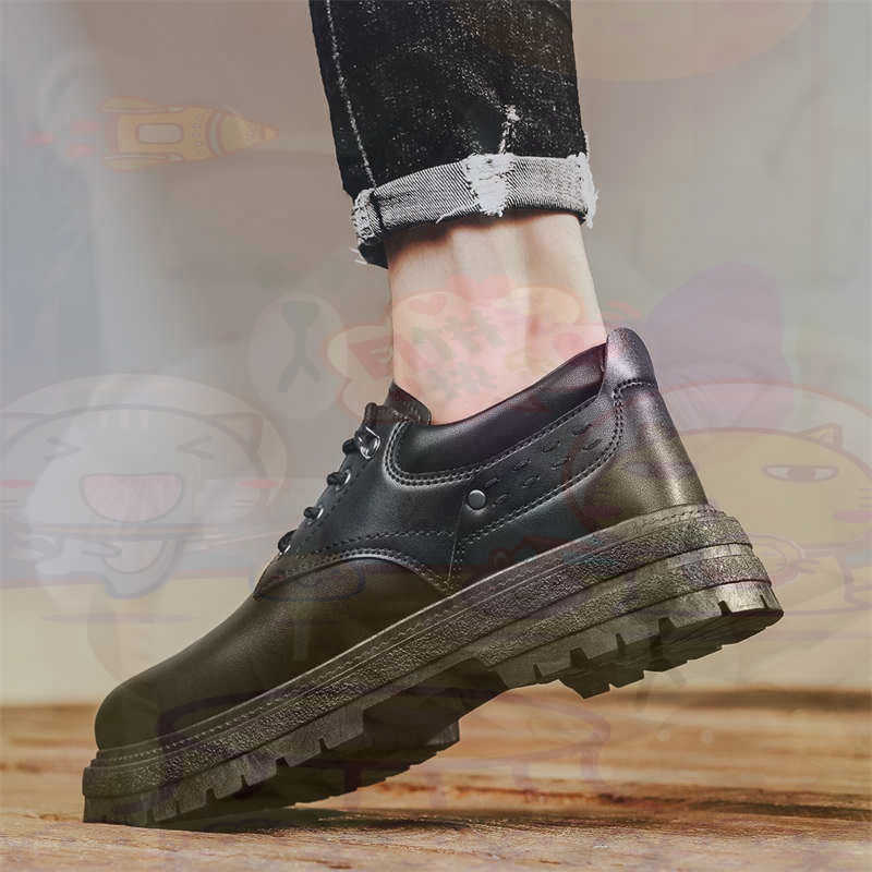Street Fashion Uk - Dunkles Naturleder, modische Turnschuhe, Tennis-Herren-Turnschuhe, modische