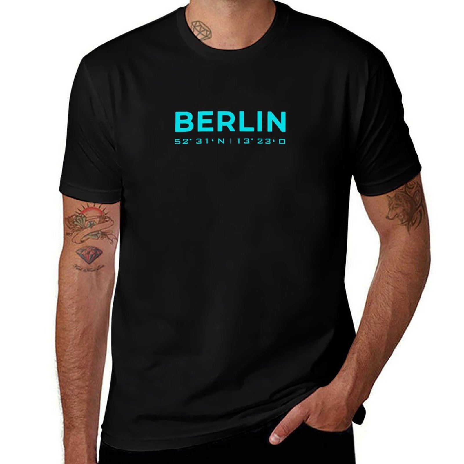 Street Fashion Berlin - Home Berlin mit Koordinaten im blauen