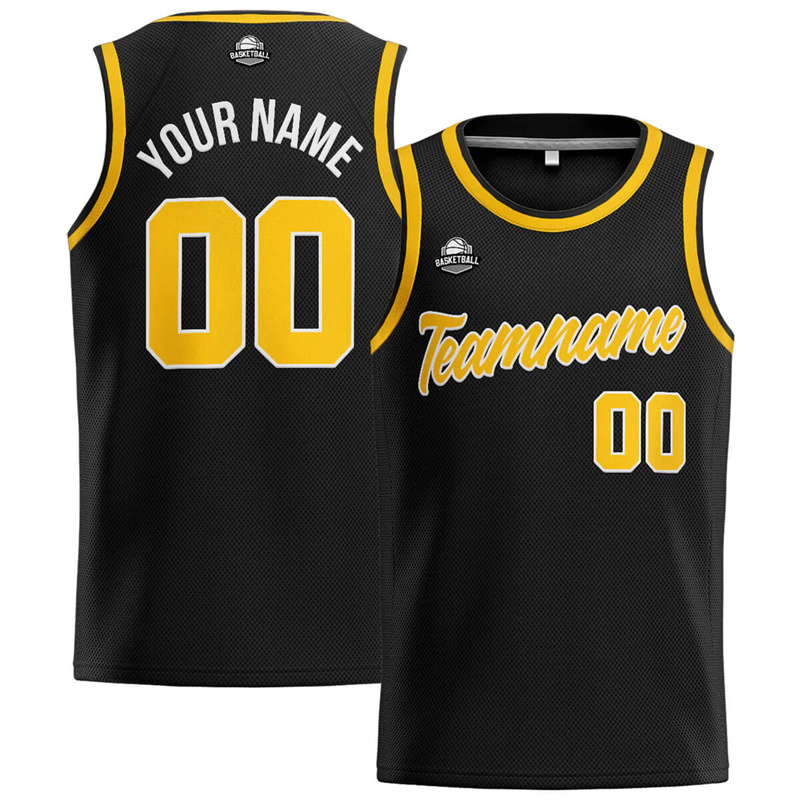 Street Fashion Name - Schwarze Basketball-Weste für Männer und Kinder,