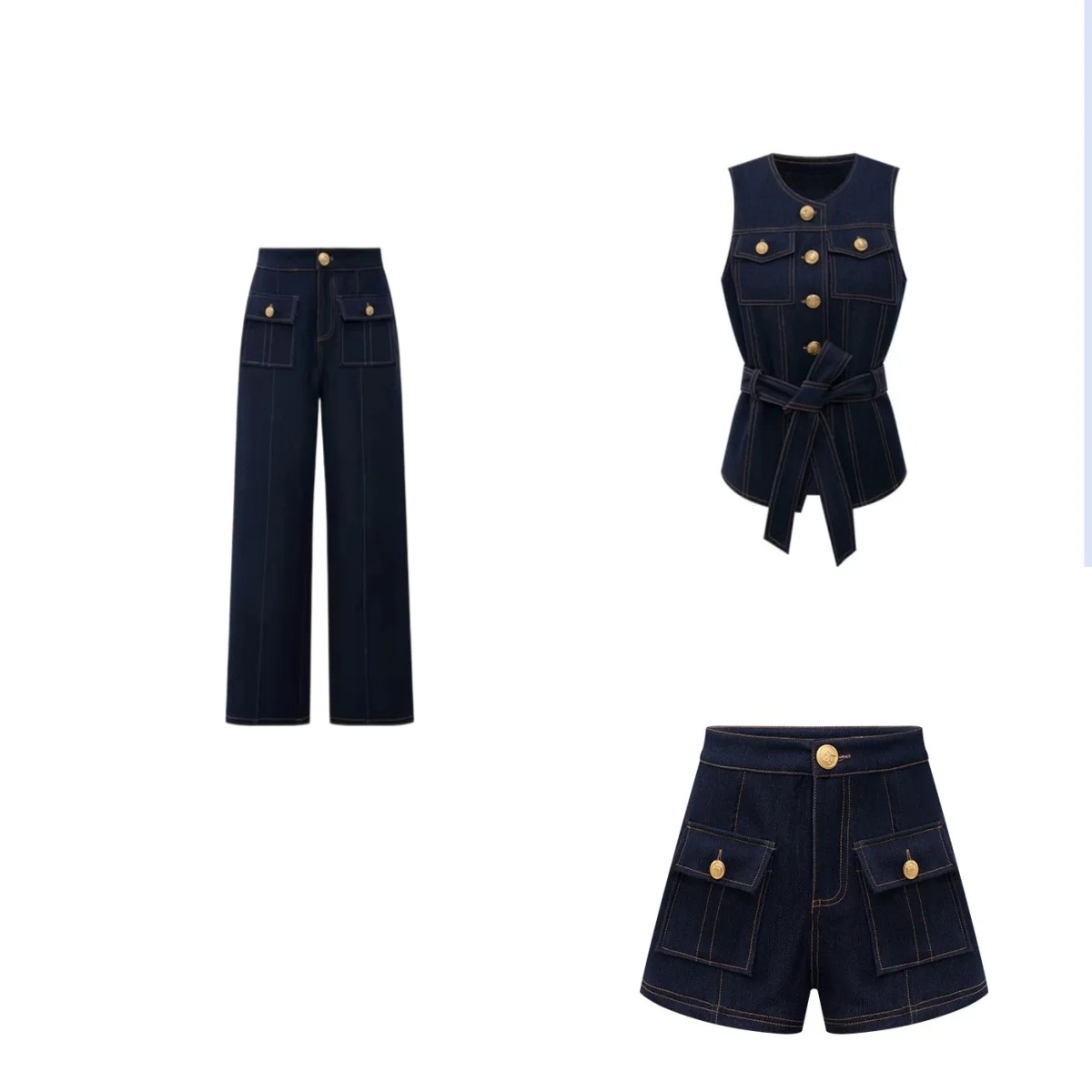 Street Fashion Trends 2026 - Y2K 2026 Neue Retro-Jeansweste mit Knöpfen,
