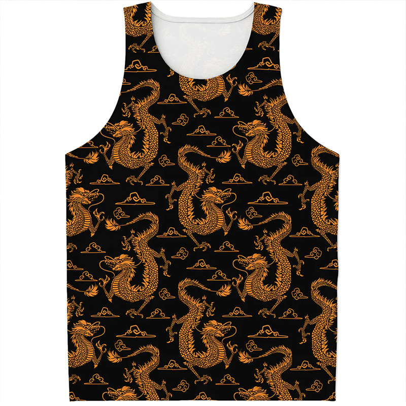 Chinesische Drachen muster Tan – Street Fashion In Chinese Bewertung und Preis