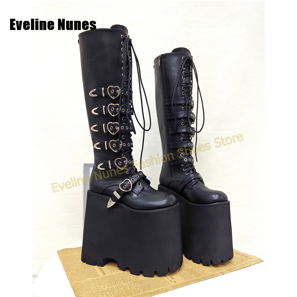 Y2K Gothic Lolita Hohe Plateau – Street Fashion Y2K Bewertung und Preis