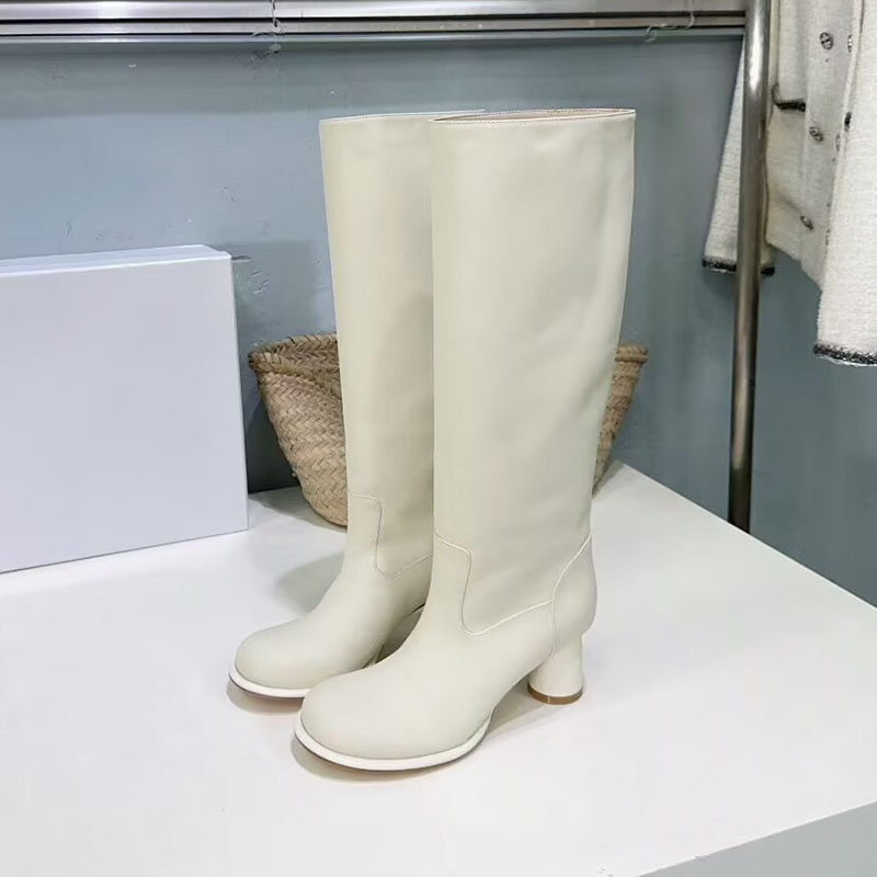 Echtes Leder Stretch Stiefel F – Street Fashion Rome 2025 Bewertung und Preis