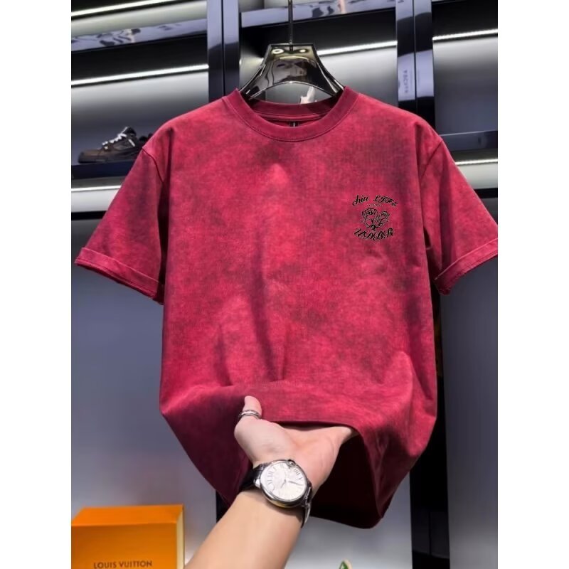 Sommer-Herren-Khaki-T-Shirt, h – Street Fashion In Chinese Bewertung und Preis